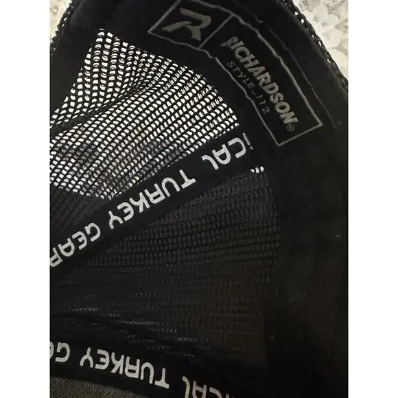 Richardson Hat Ol' Tom Technical Turkey Mesh Back Patch Olive/Black - Picture 7 of 8